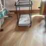 Marble and glass bar cart Image 2