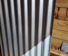 2 Corrigated steel sheets