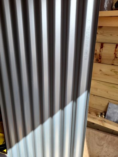 2 Corrigated steel sheets