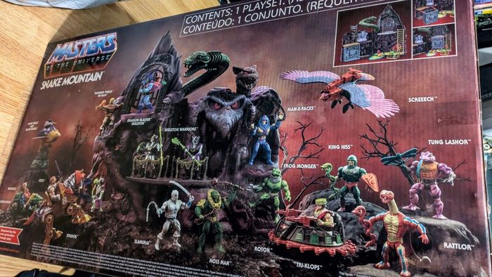Masters of the Universe Origins Snake Mountain Playset