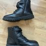 Girls Black Boots Size 1 Image 2