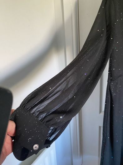 Warehouse ladies black sparkly dress
