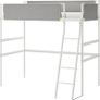 IKEA VITVAL Loft Bed (White/Light Grey ) Image 2