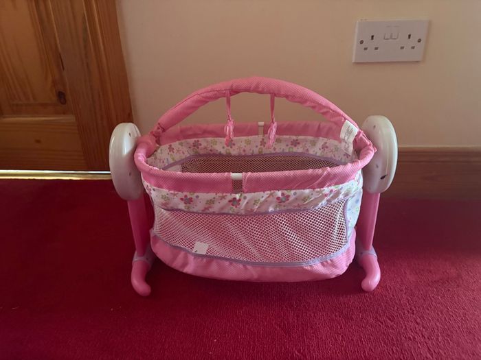 Fisher Price dolls swinging cot