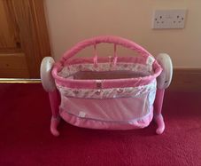 Fisher Price dolls swinging cot