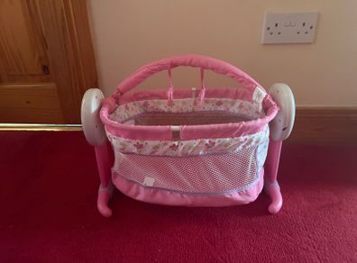 Fisher Price dolls swinging cot