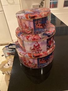 christmas tins