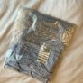Girls stunning Sold Out New NWT blue and white candy stripe dress H&M 11 12 Image 4