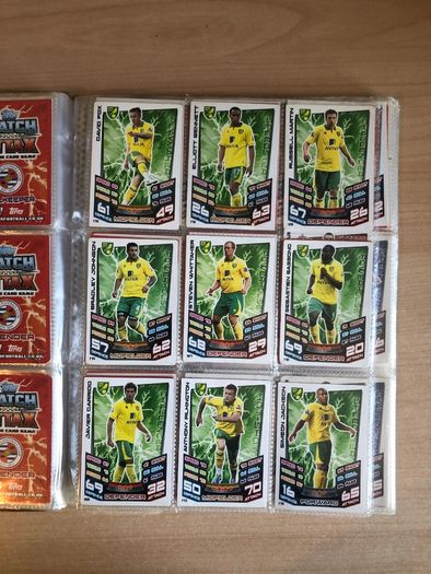 Huge Match Attax Binder Collection (2012/13) incl. Rare Gold Legends (Henry, Keane, Scholes)