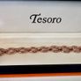 Tesoro 925 Sterling Silver Textured Link Bracelet Brand New in Box Image 4