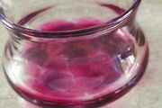 MingarWalker glassblowing A beautiful bowl that can  a serving bowl and a dessert bowl. The shape is quite tight and the pattern gives an organic feel. be used