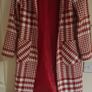 M&s Red Mix Coat Size Uk 8 Nwt Image 5