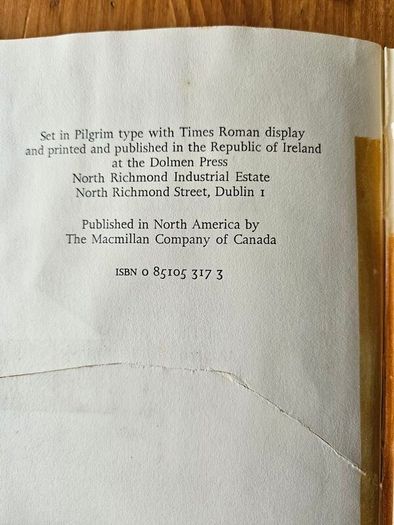 An Ascendancy Of The Heart. By Robrt O'driscoll. Introduction By Maire Cruise O'brien. Hardback Edition In Poor Condition.  See Photos For Same.