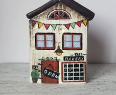 handcrafted tiny wooden house!