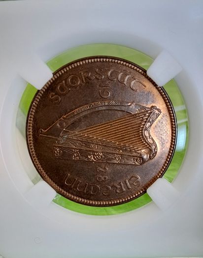 Proof 1928 1d PENNY Freestate High grade Registered post included Read description