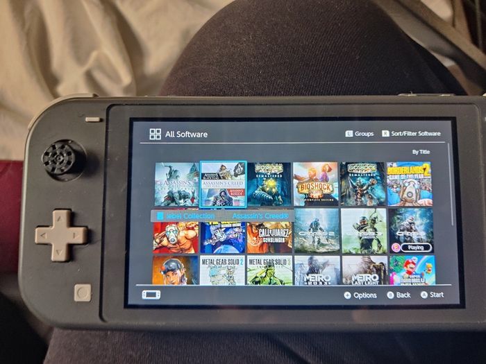Nintendo switch + controller+20 games installed on it