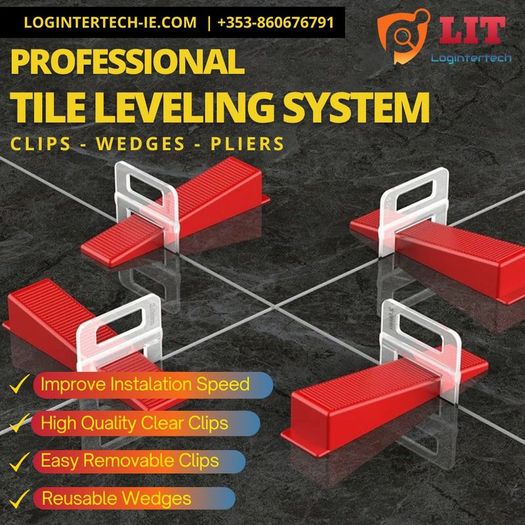 Tile Leveling system Clips Wedges Pliers Spacers