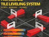 Tile Leveling system Clips Wedges Pliers Spacers