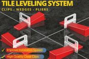 Tile Leveling system Clips Wedges Pliers Spacers