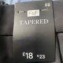 Size 8R tapered black trousers Image 7