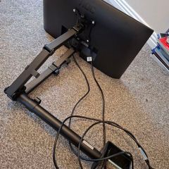 Monitor and 2 arm monitor stand