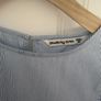 top bnwt size 12 blue frilled summer top Image 7