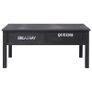 Coffee Table Black 100x50x45 cm Wood Image 3