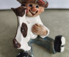 Little Man with Dog Made In West Cork