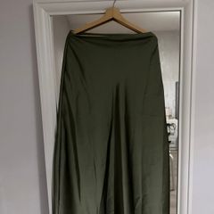 Sage green maxi skirt