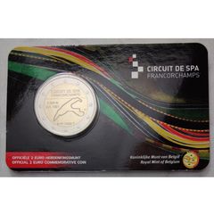 Belgium 2 Euro Base Metals Brilliant Uncirculated Coin 2025 - Circuit de Spa-Francorchamps