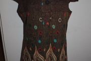 Paco UK leisurewear  brown dress/tunic size UK12/14 EU40/42 Postage included