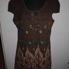 Paco UK leisurewear  brown dress/tunic size UK12/14 EU40/42 Postage included