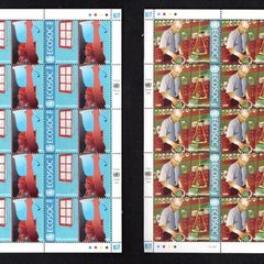 2009 United Nations New York Economic & Social Council Commemorative Stamps Sheet Mint Never Hinged (MNH)