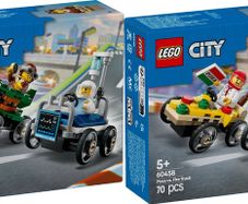 Lego 60458 and 60459 city mini racers