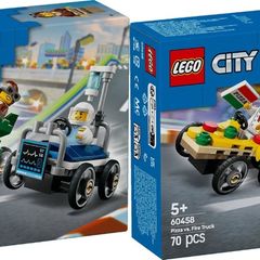 Lego 60458 and 60459 city mini racers