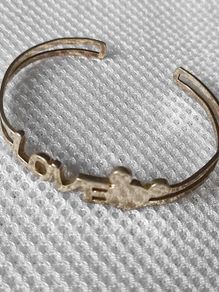 Sterling silver Love Mickey Mouse bracelet