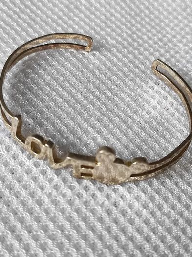 Sterling silver Love Mickey Mouse bracelet