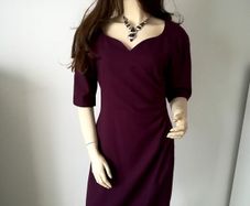 Burgundy LK Bennett dress, size 12