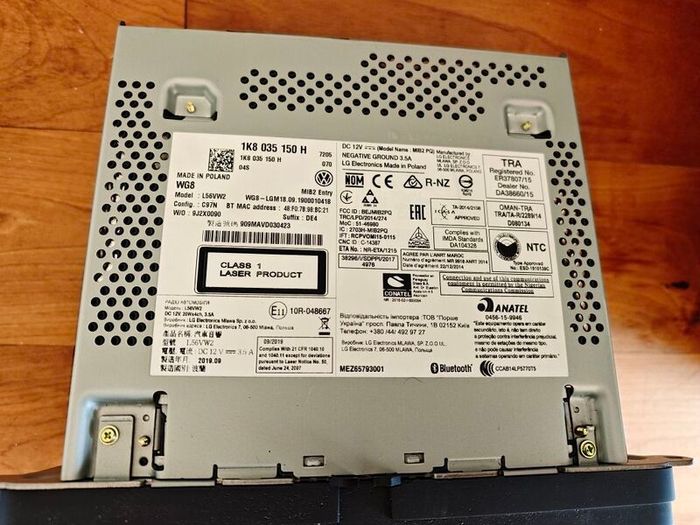 VW cd radio