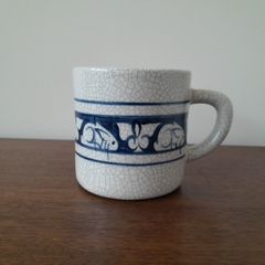 Vintage Dedham Studio Pottery 'Rabbit' Mug