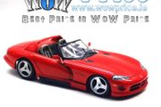 1/18 Bburago 1992 Dodge Viper RT10 Red Diecast Model Car