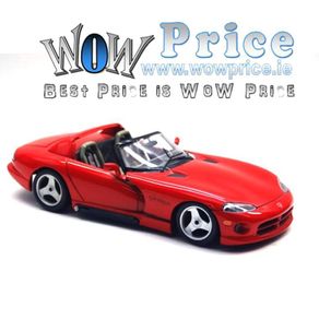 1/18 Bburago 1992 Dodge Viper RT10 Red Diecast Model Car