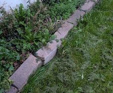 Garden kerbstones