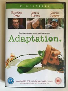 Adaptation [2002] Nicolas Cage, Meryl Streep, Chris Cooper, Brian Cox, Tilda Swinton, Ron Livingston & Maggie Gyllenhaal [Movie DVD] Academy Award Winner