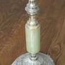 Vintage 1940s - 60s Gold Guilded Onyx Ashtray Stand Image 3