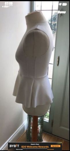 topshop  peplum size 10