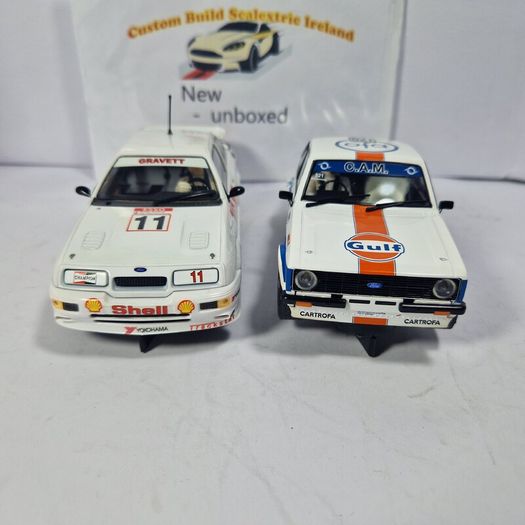 Scalextric Ford Touring Car Twin Pack (Sierra vs Escort -slot car - classic touring btcc saloon )