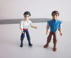 Disney Princess Toys, Posable Prince Eric and Flynn Ryder Figures