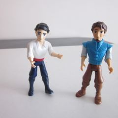 Disney Princess Toys, Posable Prince Eric and Flynn Ryder Figures
