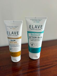 Irish brand Elave sensitive care sunscreen and after sun brand new unopened